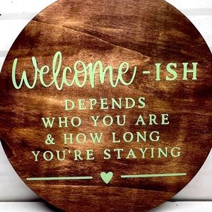 Pre-made 14in door hanger